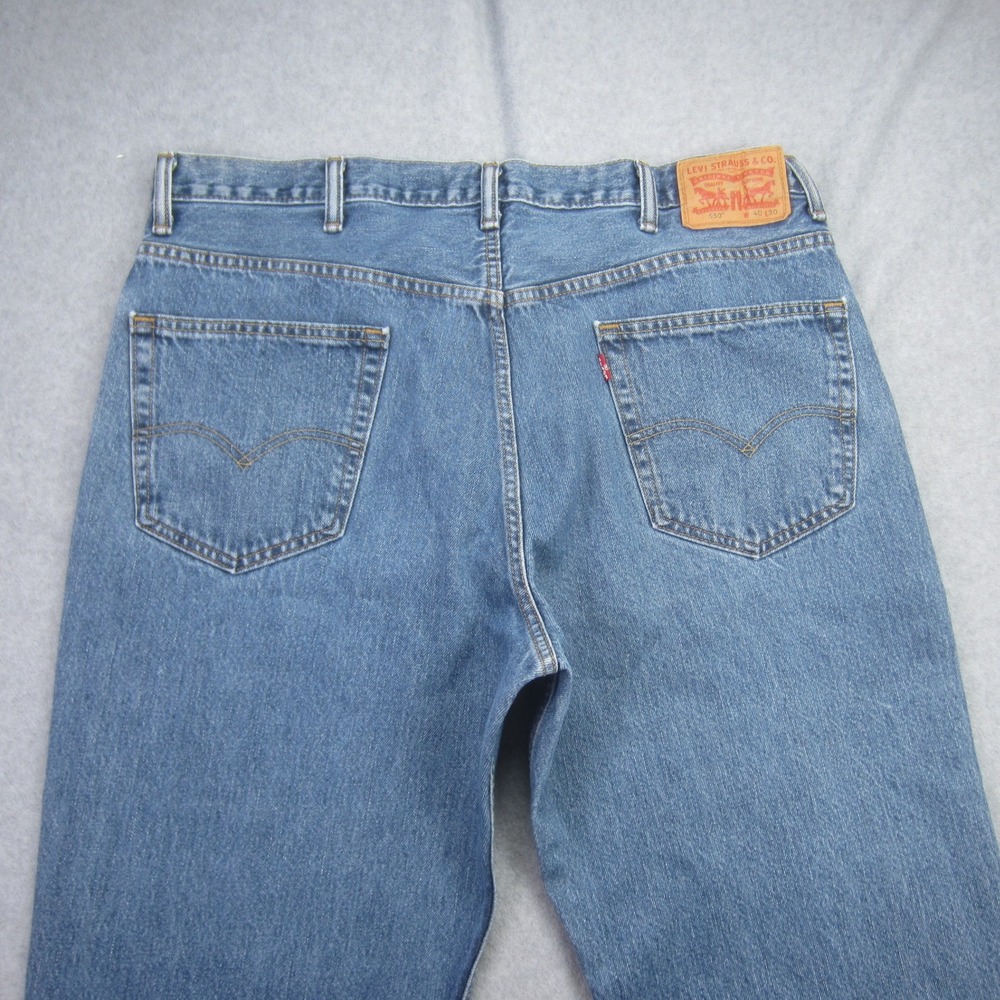 Levis 550 Jeans‎ Mens 40x30 Blue  Relaxed Fit Straight Denim - Picture 5 of 16